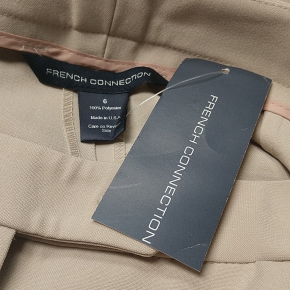 French Connection Tan Work Slacks - Picture 2 of 2